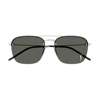 Occhiali da sole Saint Laurent Donna SL 309 M006-SILVER-SILVER-GREY59 - SL 309 M006-SILVER-SILVER-GREY59